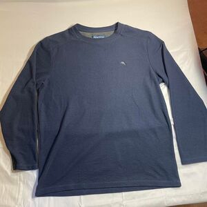 Tommy Bahama Men's Navy 3/4 quarter-sleeve thermal Medium